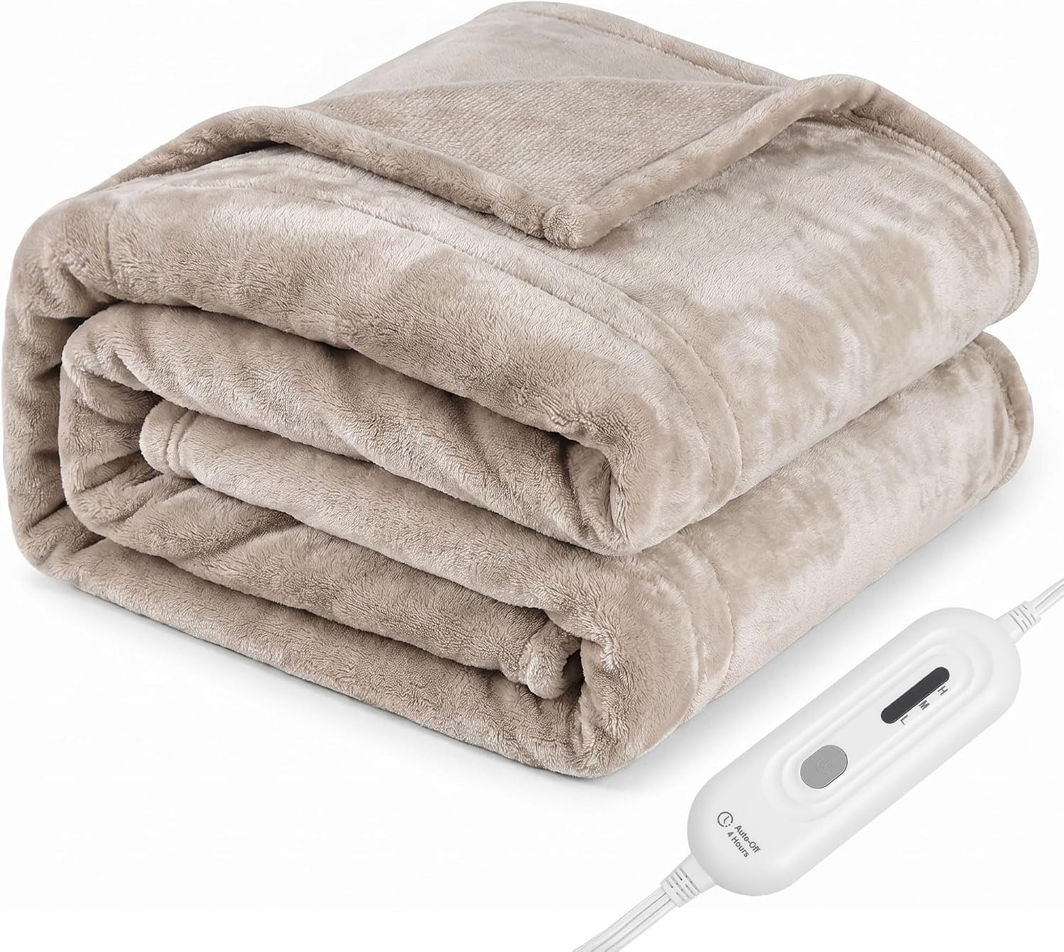 Heated Blanket Throw,Ultra Soft 2-Layer Flannel Electric Blanket | Amazon (US)