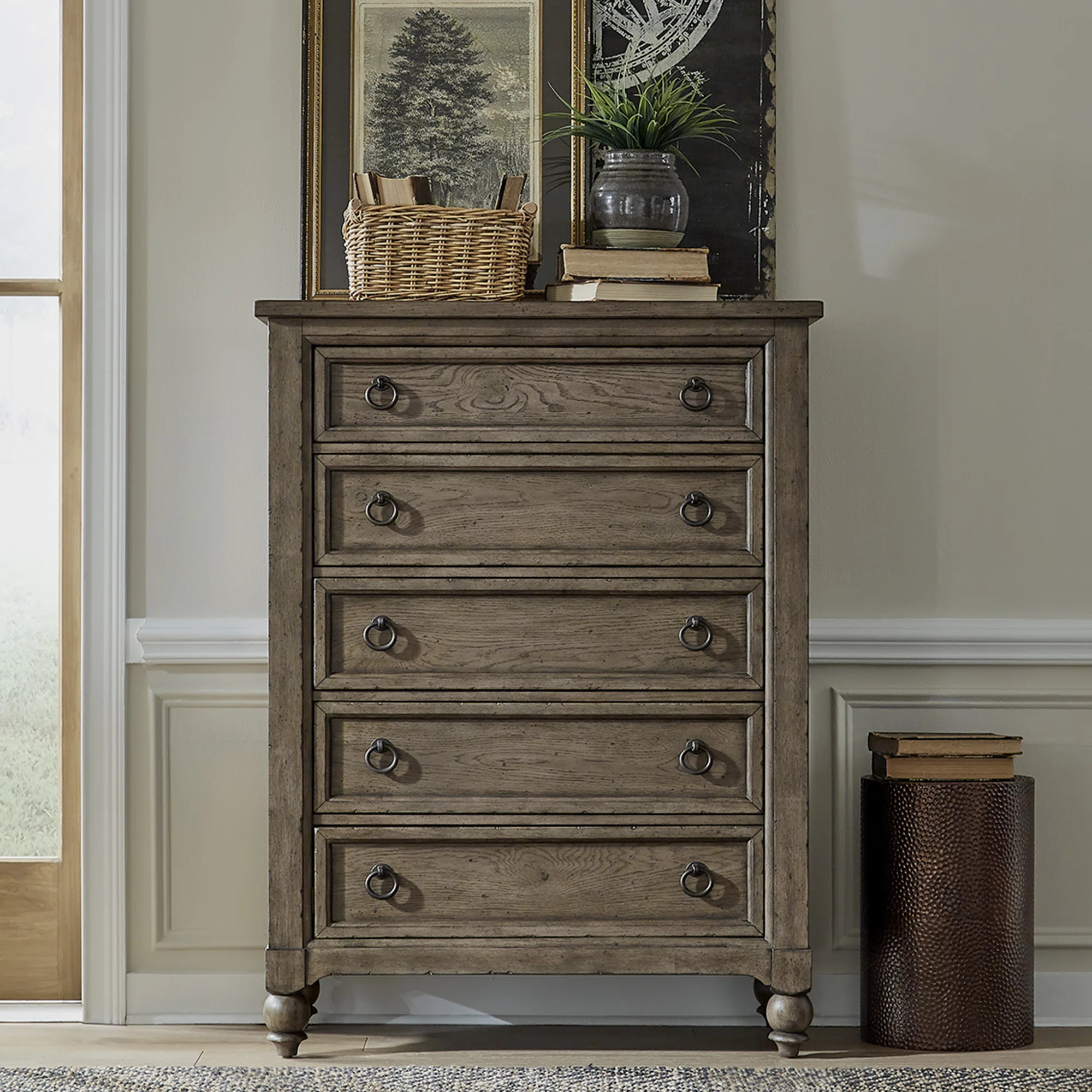 Lark Manor™ Aisja 5 Drawer 45.47" W Chest & Reviews | Wayfair | Wayfair North America