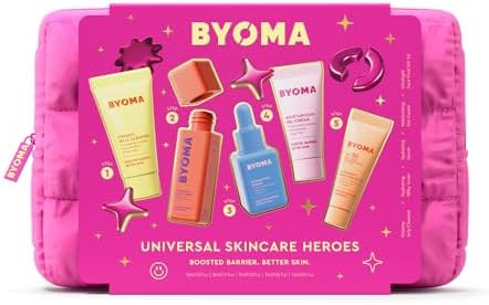 BYOMA Universal Skincare Heroes (5-Piece Kit) - Skincare Gift Set with Jelly Cleanser, Milky Tone... | Amazon (US)