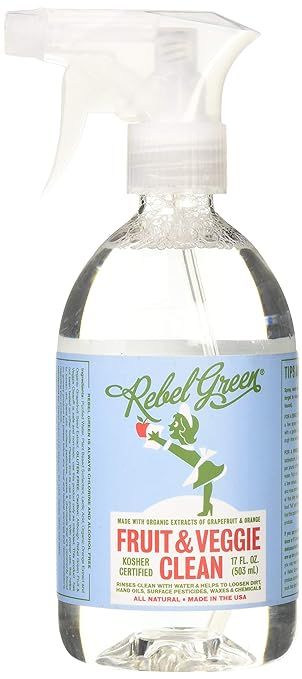 Rebel Green Cleaner Spray Fruit and Veggie, 17 Fl Oz | Amazon (US)