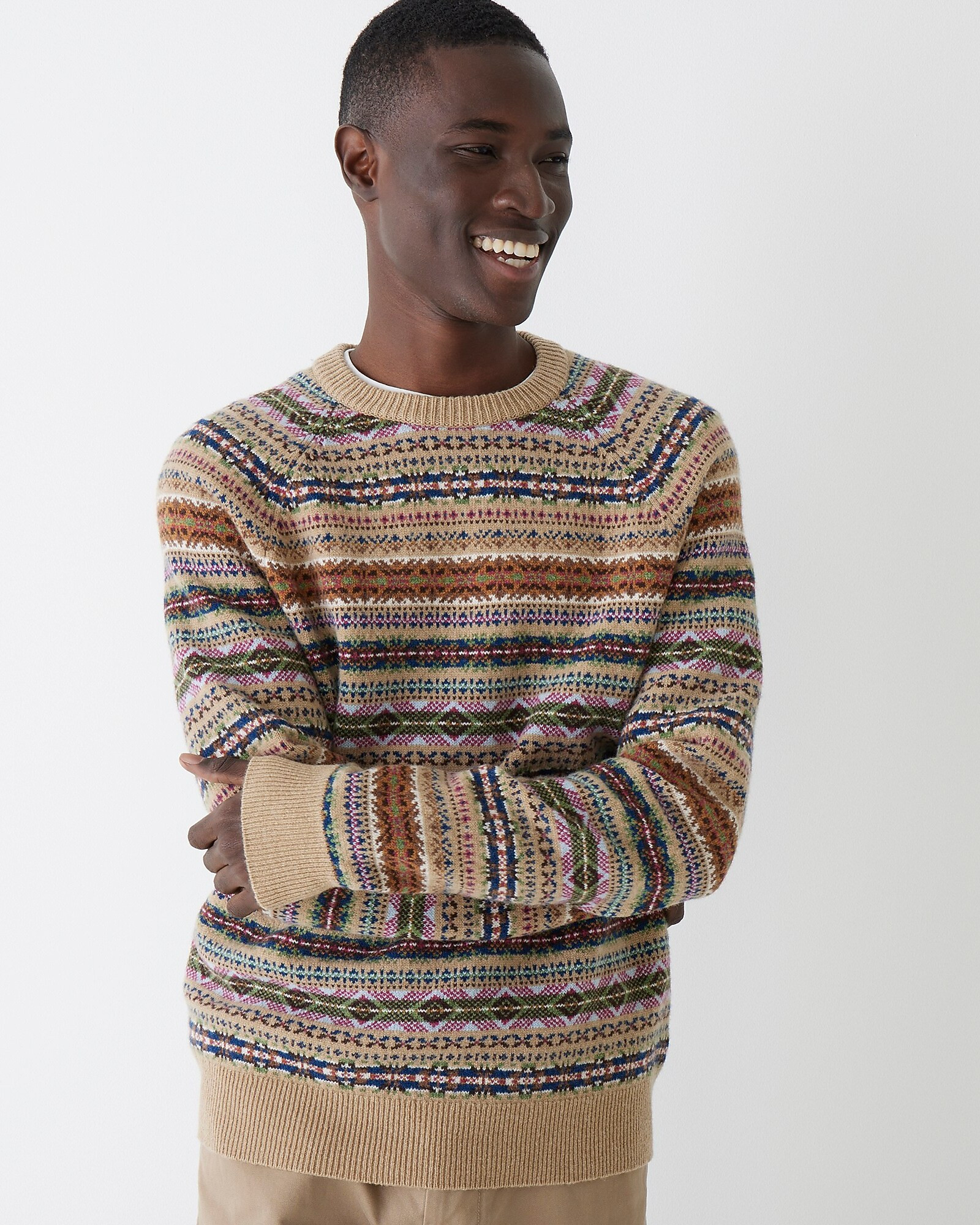 Fair Isle sweater in lambswool blend | J. Crew US