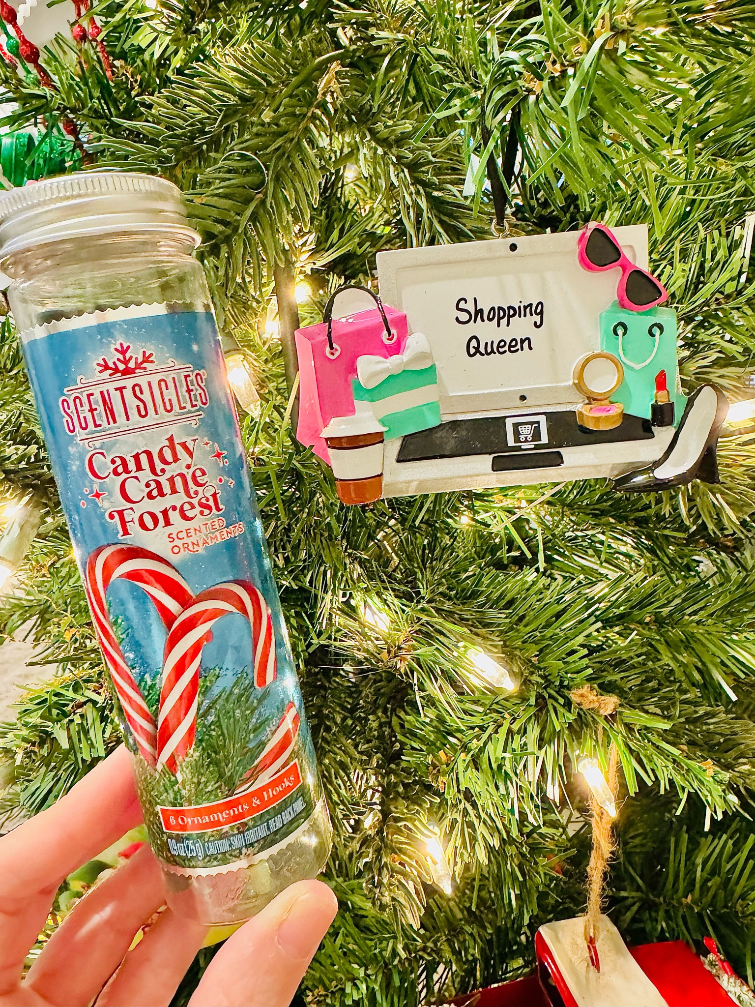 🎄✨ The magic of a real tree, without the mess! ✨🎄

Love the look of your artificial tree but miss the scent of a real one? Or maybe you're dreaming of a touch of candy cane, cinnamon, or pinecones? 🤩

Can you spot where these ScentSicles are hiding? 👀 Hang them throughout your tree for the ultimate holiday experience—no needles, no hassle, just pure festive fragrance! 🎅🌲

#HolidayScent #ChristmasVibes #ScentSicles #ArtificialTreeMagic #CozySeason #FestiveFragrance #TreeDecor

#LTKHoliday #LTKHome #LTKSeasonal