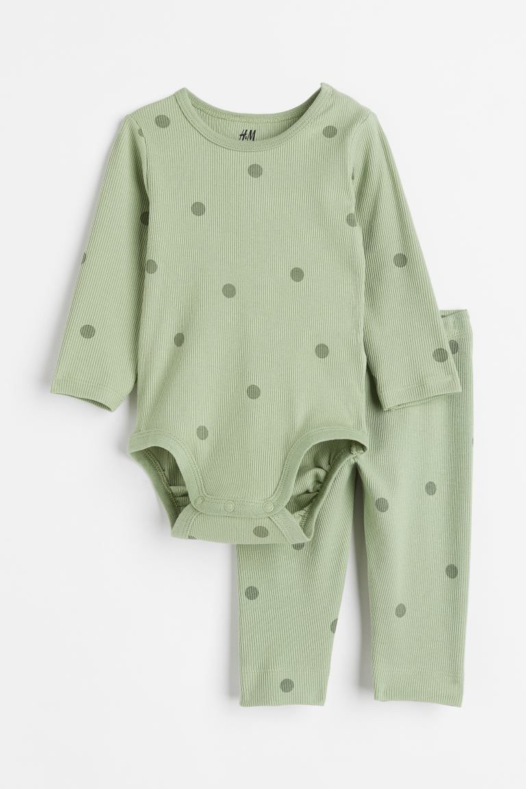 Ribbed Cotton Set | H&M (US + CA)