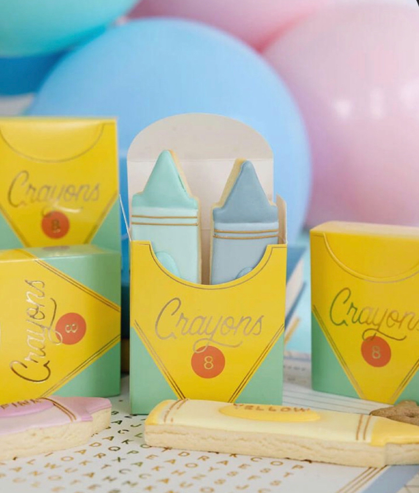 Crayon gift boxes stuffed with crayon cookies how cute 

#LTKparties #LTKkids #LTKSeasonal