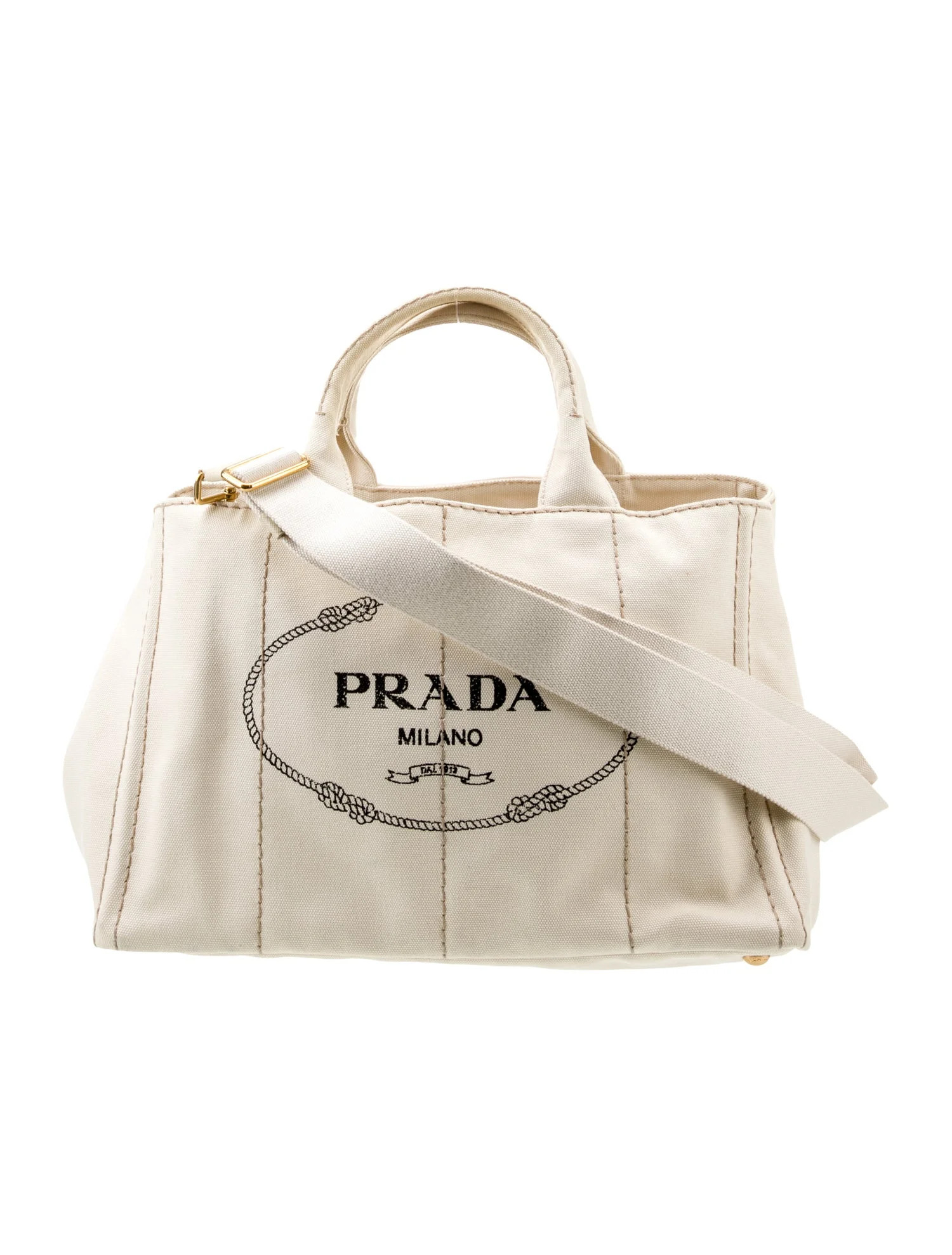 Saffiano Leather Logo Tote | The RealReal