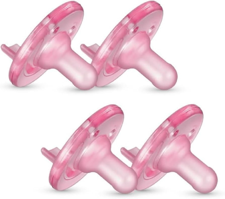 Philips AVENT Soothie 3-18 months, pink/pink, 4 pack, SCF192/47 | Amazon (US)