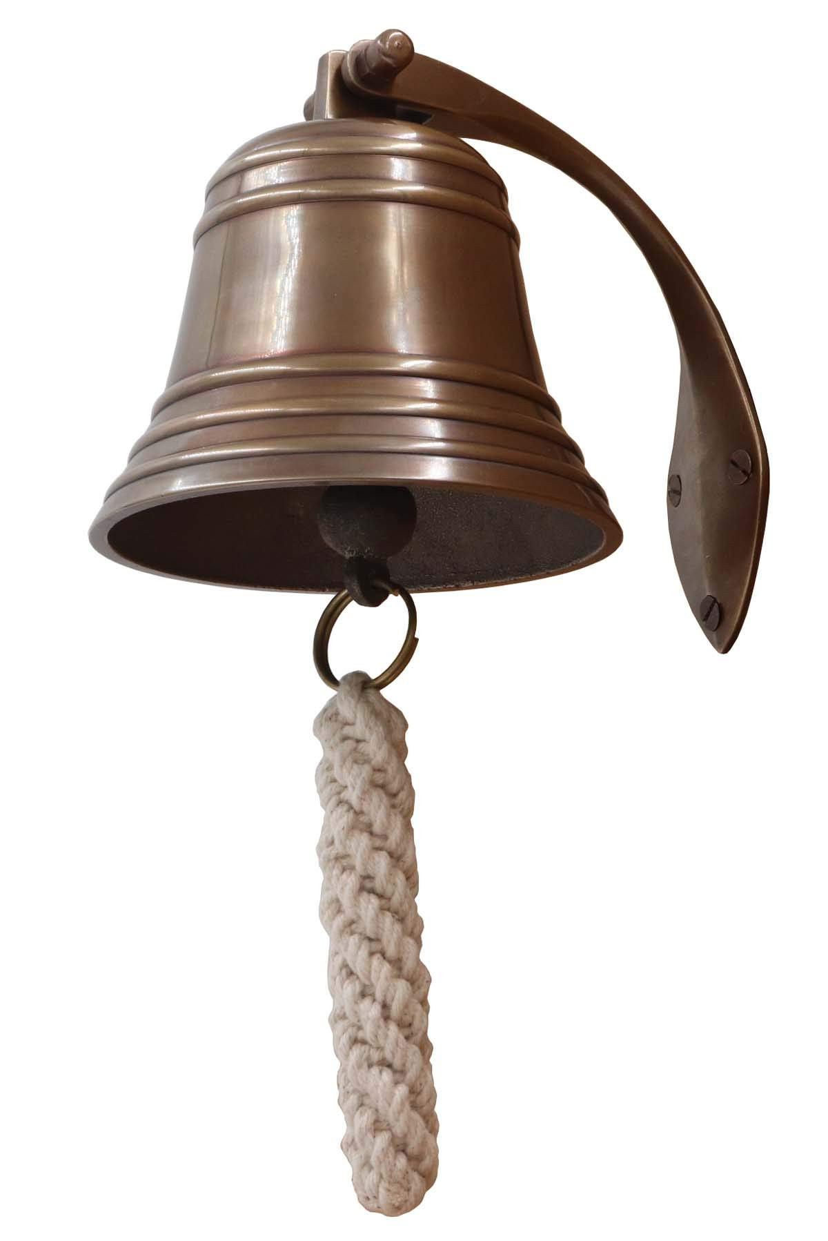 THDC Antique Brass Ship?s Bell Maritime Duty Watch, Indoor Bell, Outdoor Bell, Last Orders, Pub B... | Amazon (US)