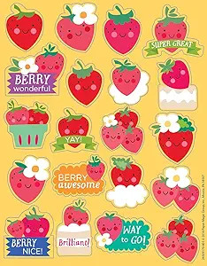 Eureka Strawberry Stickers, Scented (650917) | Amazon (US)