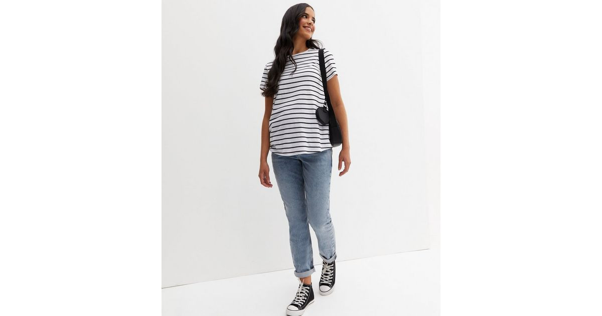 Maternity Blue Waist Enhance Tori Mom Jeans
						
						Add to Saved Items
						Remove from Sav... | New Look (UK)