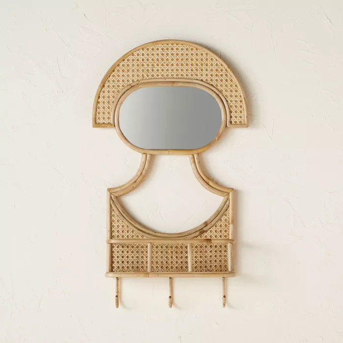 Figure Mirror with Basket - Opalhouse™ designed with Jungalow™ | Target