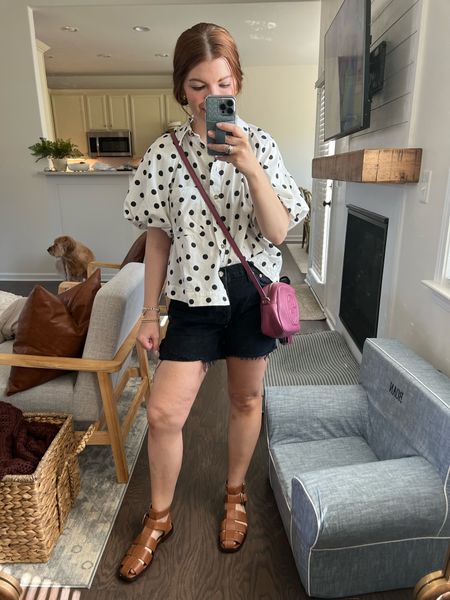 This top is so fun and truly will go with so much. The shorts I paired it with have been on my list for a while and I’m so happy with them. They do run big so I could have gone down to a 27, but these are a 28 and work! 



#LTKstyletip #LTKshoecrush