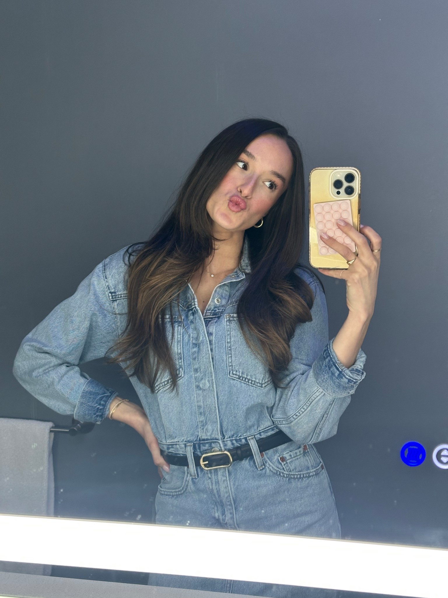 cutie denim dress moment!!! 🩵

#LTKFallSale #LTKSeasonal #LTKWorkwear