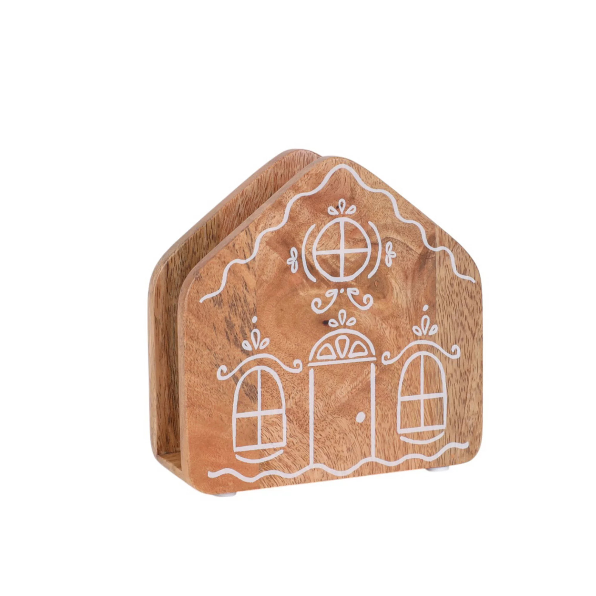 St. Nicholas Square® Gingerbread Wood Napkin Holder | Kohl's