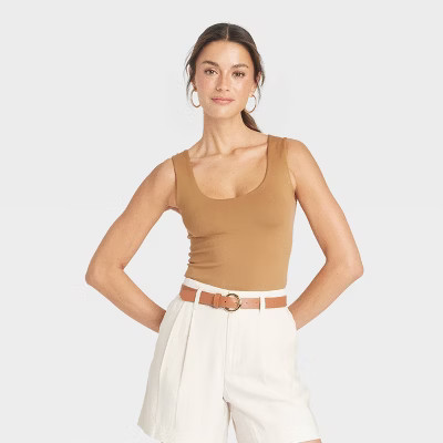 Women's Slim Fit Seamless Tank Top - A New Day™ | Target
