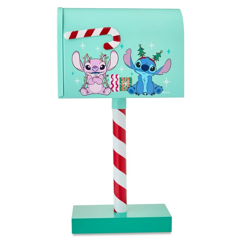 Disney's "Lilo & Stitch" Mailbox, Teal, 14.5" Tall, Metal, Featuring Stitch and Angel, by Ruz | Walmart (US)