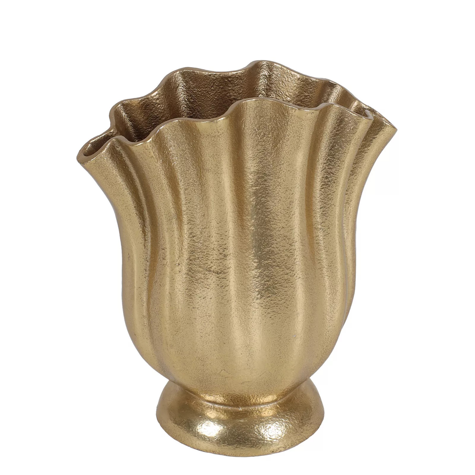 Everyday Decor Textured Brass Shell Vase | Kohl's