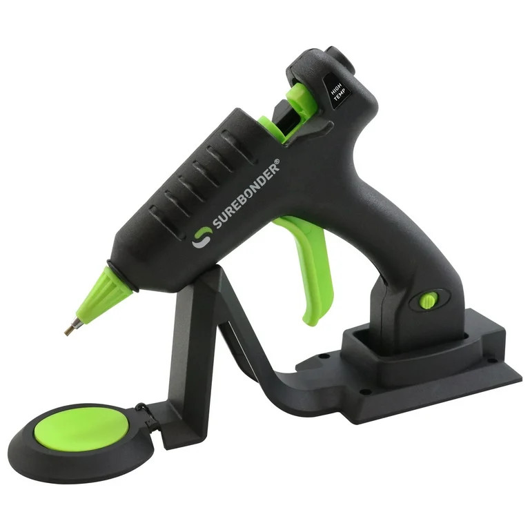 Surebonder Cordless/Corded 20 Watt High Temperature Mini Hot Glue Gun With Detail Tip | CL-195F | Walmart (US)
