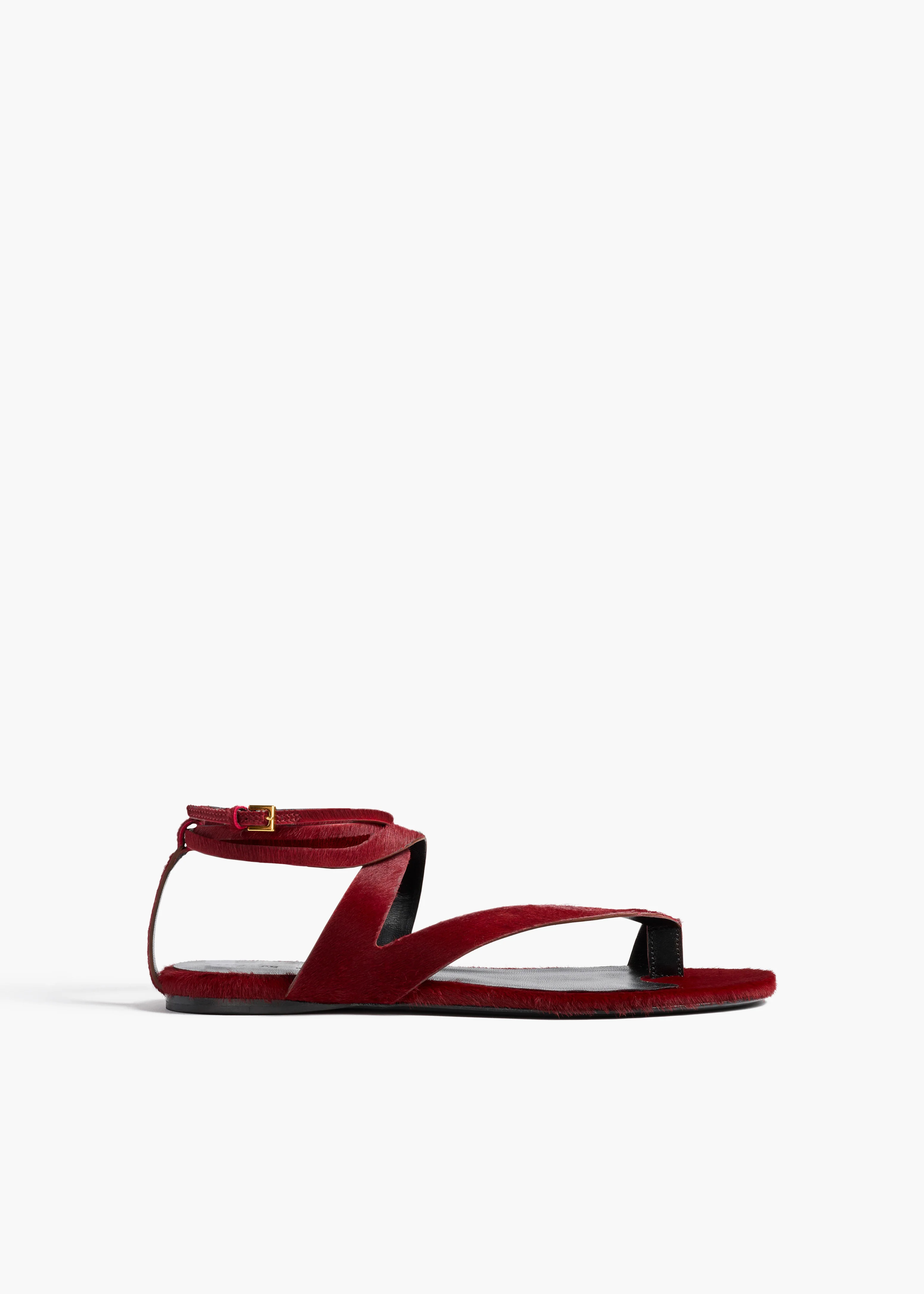 Aimee Ankle Strap Flat Sandal | Khaite