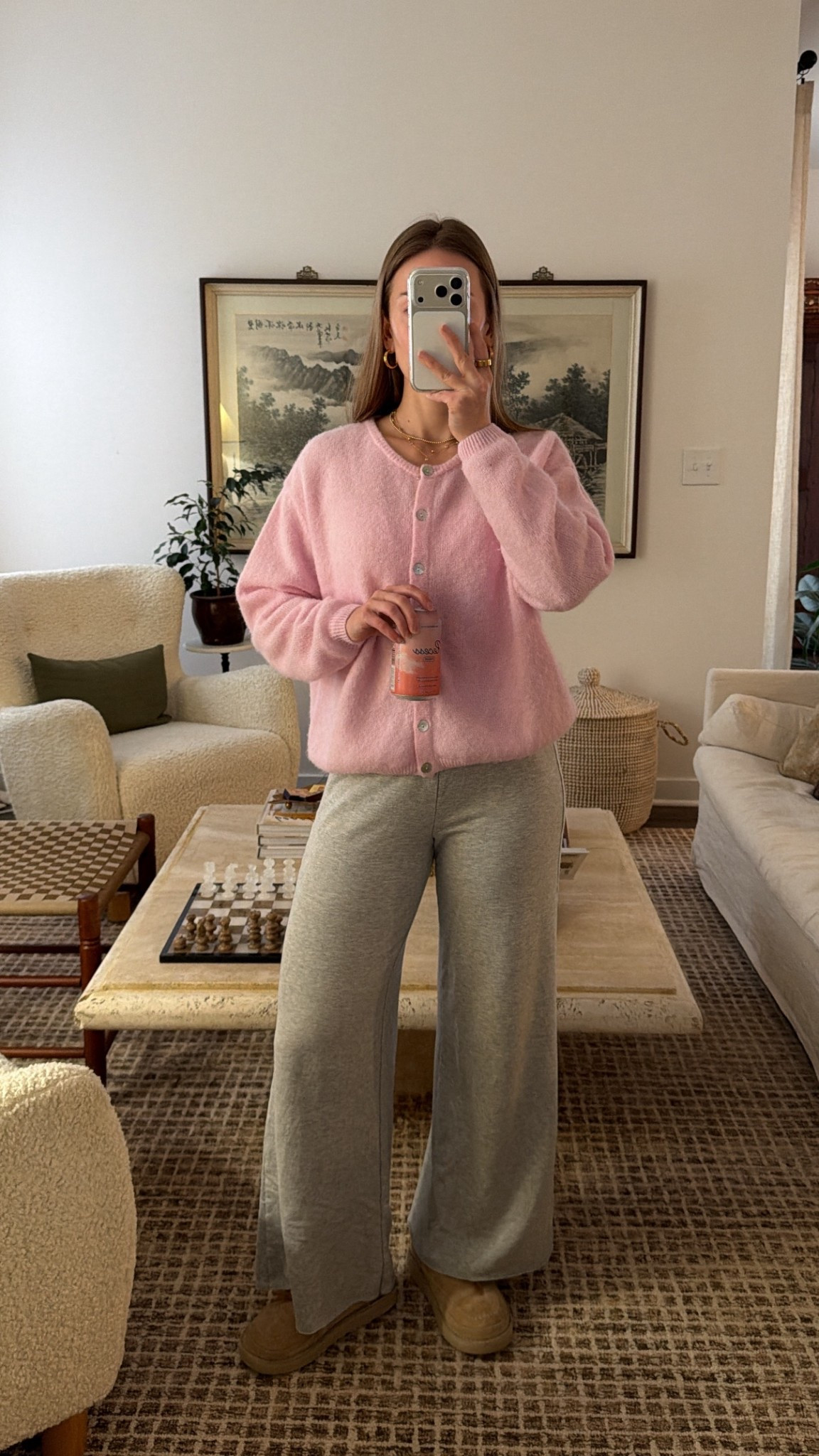 2/14/26 Casual Valentine’s Day comfies for a cozy date night at home ❤️

Wearing my go-to Aerie lounge pants (so soft + comfy) and a sweater from American Vintage (can’t link, but wearing a size M). 

#LTKootd #LTKValentine #LTKgrwm