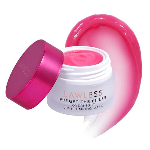 Lawless Women's Forget The Filler Overnight Lip Plumping, Juicy Watermelon, Pink, 0.28 Ounce (Pack of 1) | Amazon (US)