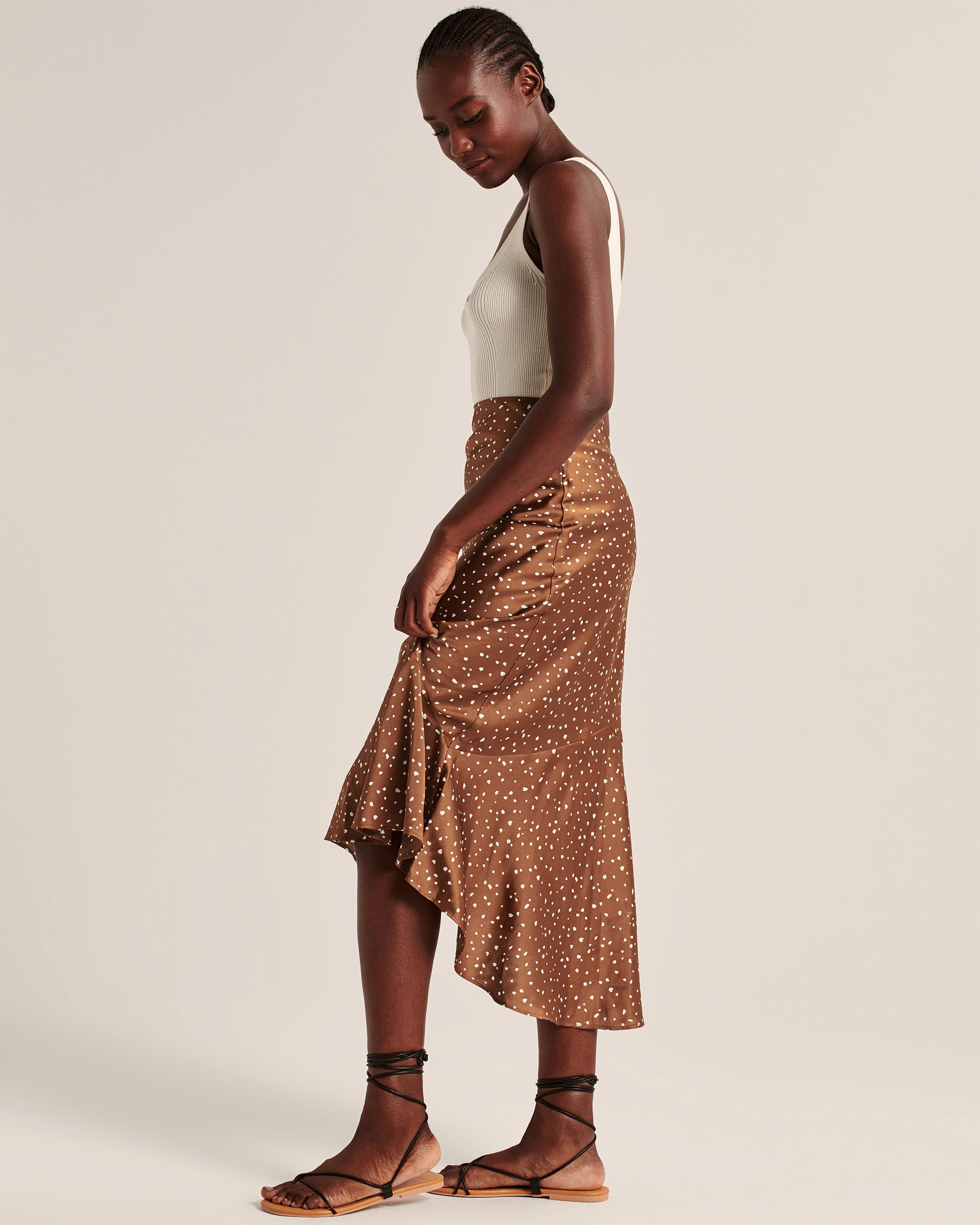 Satin Midaxi Skirt | Abercrombie & Fitch (US)