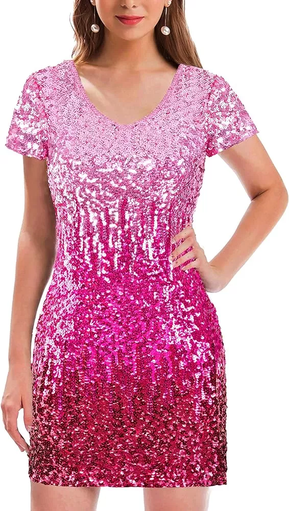 Anna-Kaci Womens Sparkle & Shine Glitter Sequin Mauritius