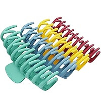 TOCESS Big Hair Claw Clips for Women Large Claw Clip for Thin Thick Curly Hair 90's Strong Hold 4... | Amazon (US)