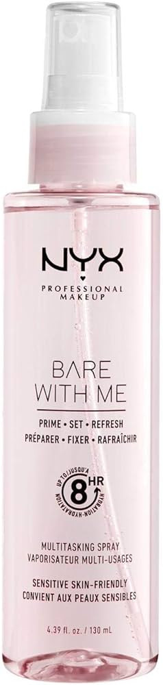 NYX PROFESSIONAL MAKEUP Bare With Me Multitasking Face Primer & Makeup Setting Spray, Hydrating F... | Amazon (US)