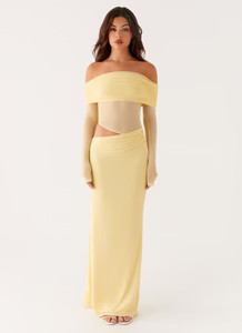 Emery Maxi Dress - Yellow | Peppermayo (Global)