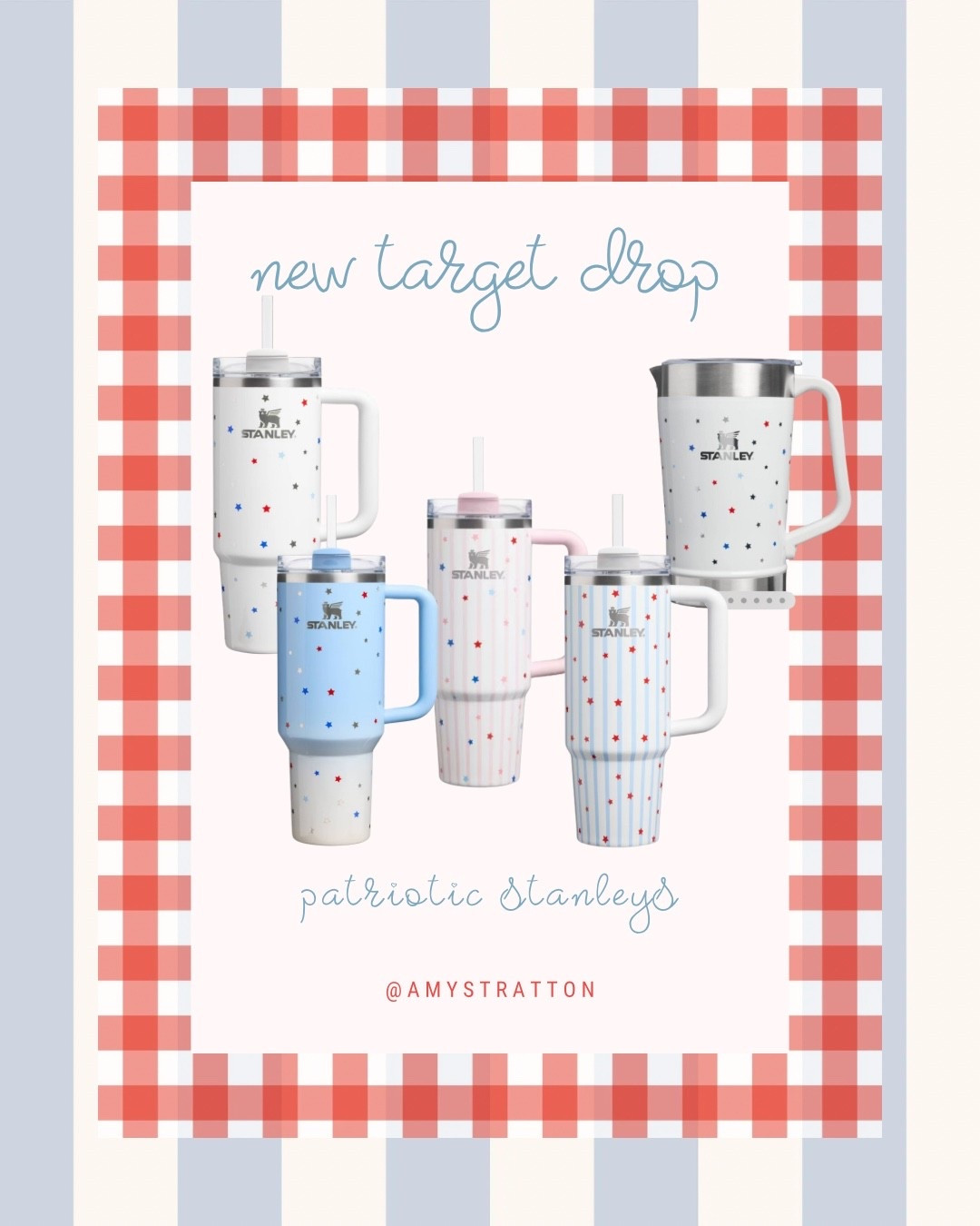 New target drops Stanley tumblers Stanley, quencher patriotic, Americana summer adorable Summer finds￼ stars cute tumblers

#LTKSeasonal #LTKHome #LTKdayinmylife