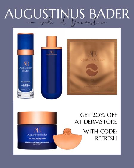 Get Augustinus Bader on sale during the Dermstore sale! 

Use code REFRESH for 20% off

#LTKbeauty #LTKsalealert