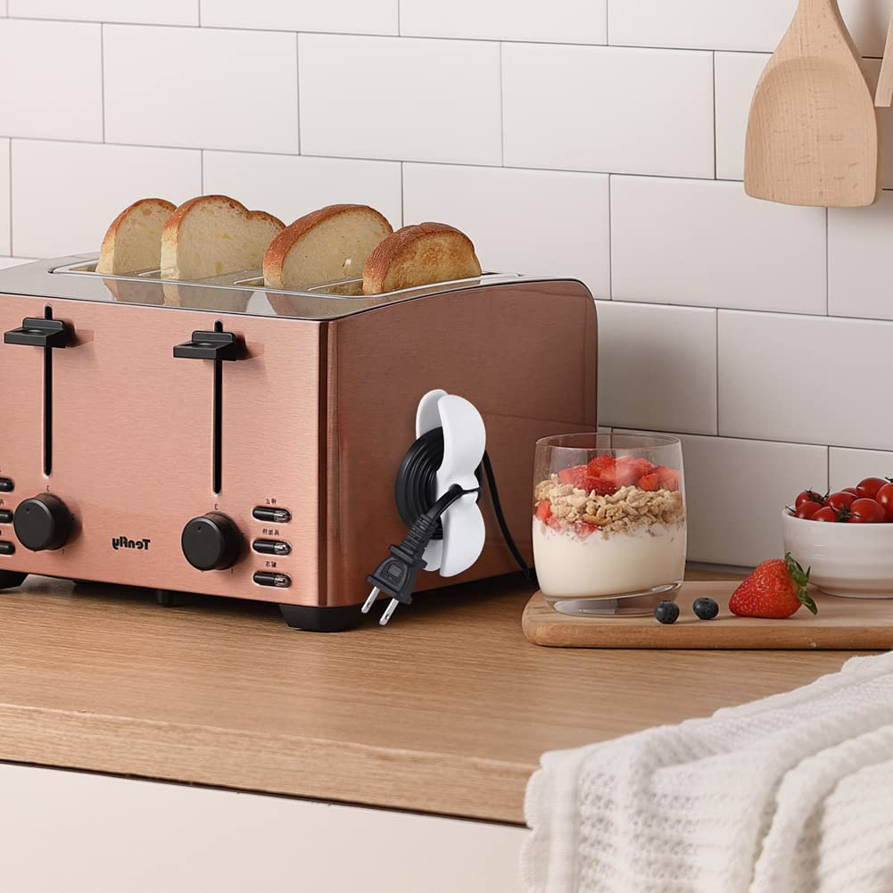 Cord Organizer Appliances, 4PCS Kitchen Appliance Winder Cable Organizer, Holder Wrapper Applianc... | Amazon (UK)