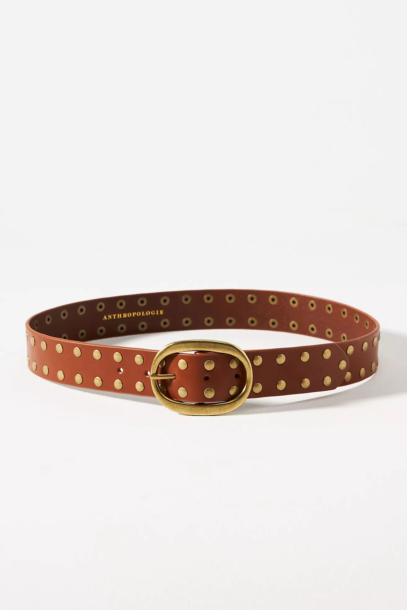 Studded Oval Buckle Belt | Anthropologie (US)