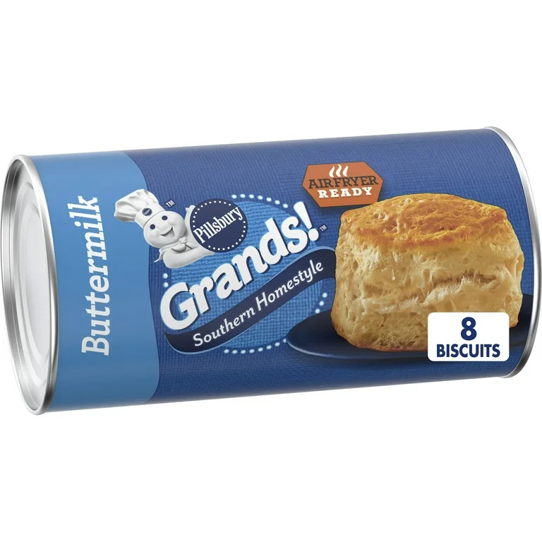 Pillsbury Grands! Southern Homestyle Buttermilk Refrigerated Biscuit Dough, 8 Biscuits, 16.3 oz | Walmart (US)