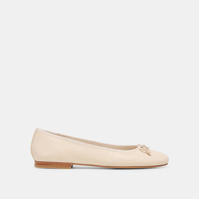 Ritla Wide Ballet Flats in White Size 6W By Dolce Vita | DolceVita.com