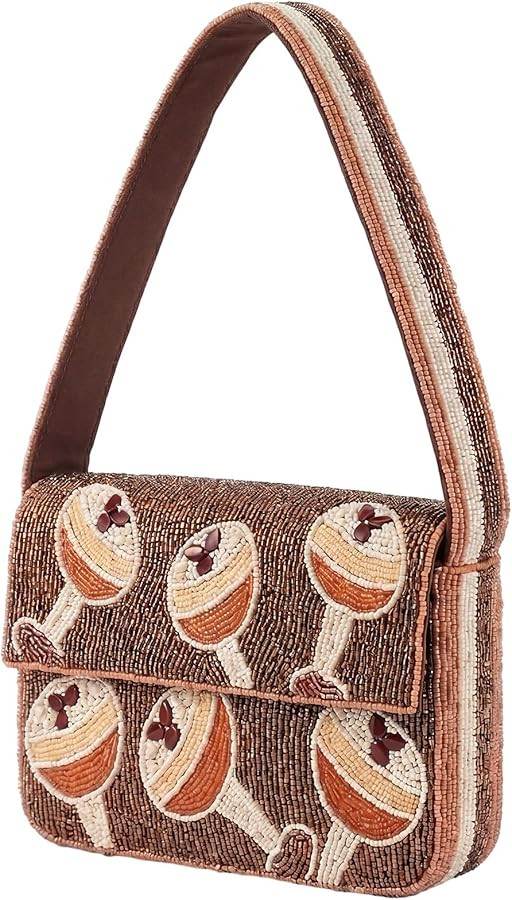 Beaded Shoulder Bag - Handmade Beaded Handbag, Clutch, Purse for Summer Birthday Her Women Mom Gi... | Amazon (US)