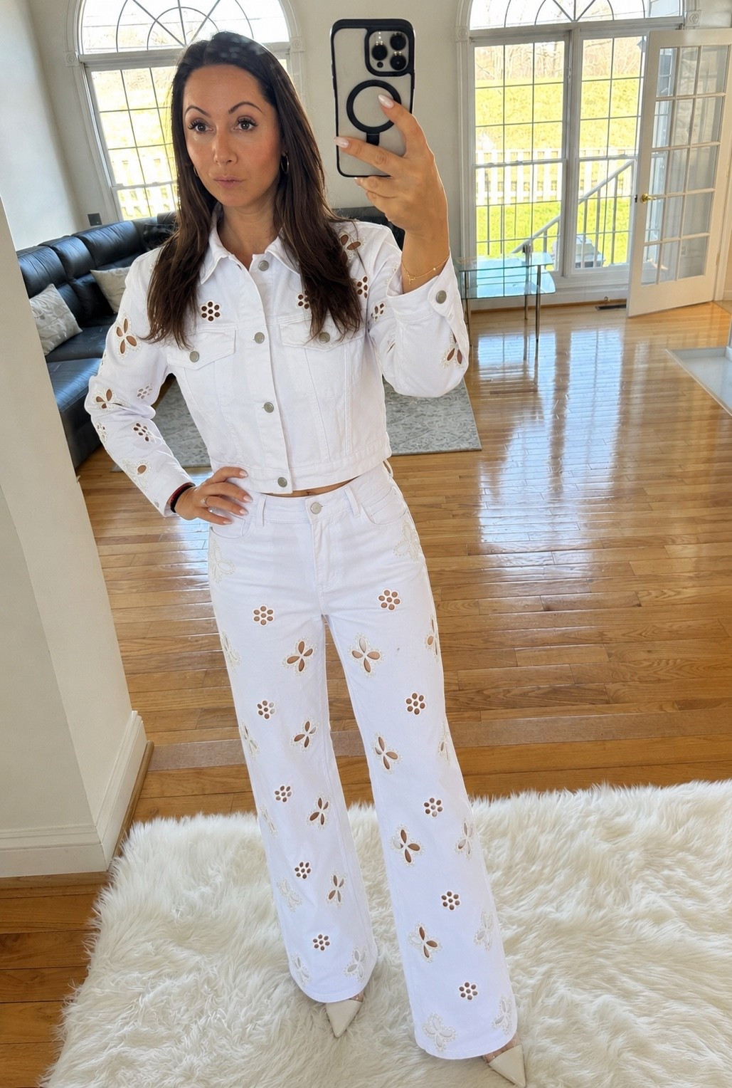 Rub run run! After looking forever I got the jeans two weeks ago and this week bought the jacket too! Both are 50% off now! Use code SUMMER

#LTKSaleAlert