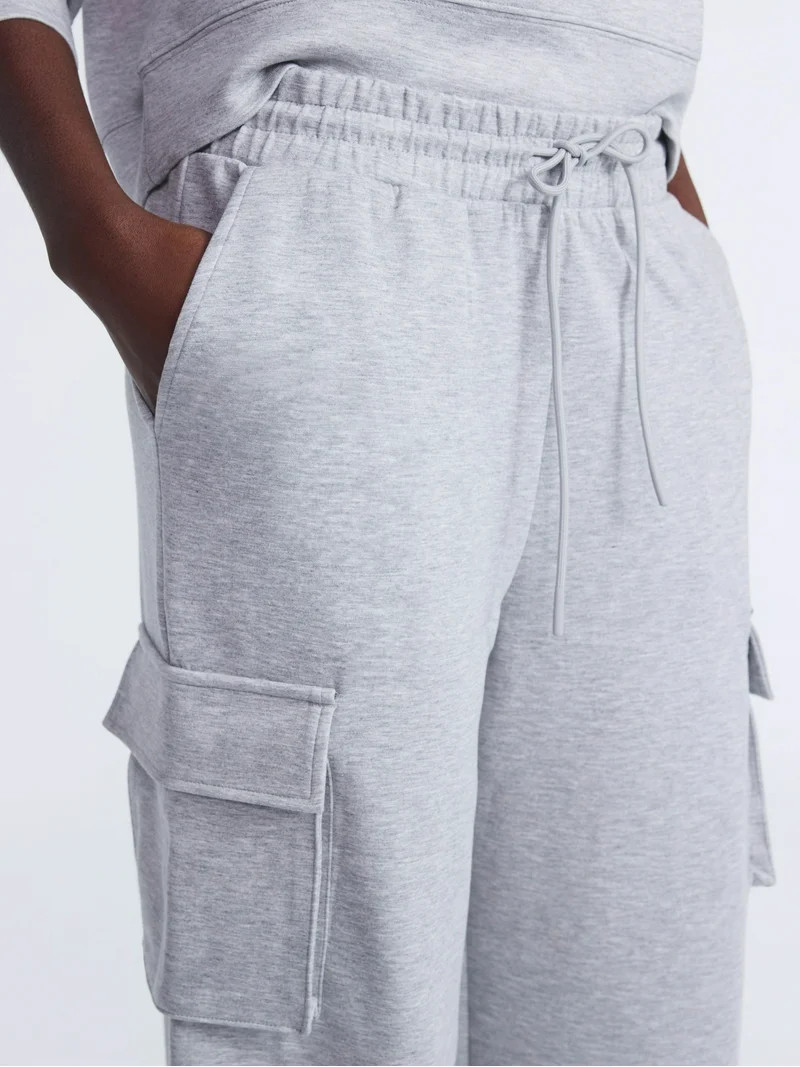 Scoop Women's and Women's Plus New Scubaknit Cargo Pants, Sizes XS-4X | Walmart (US)