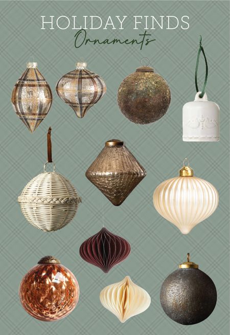 Classic and neutral ornaments for your holiday tree

#LTKfindsunder50 #LTKHoliday #LTKSeasonal