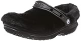 Amazon.com | Crocs Unisex Men's and Women's Classic Fur Sure Clog | Fuzzy Slippers, Black, 8 US |... | Amazon (US)