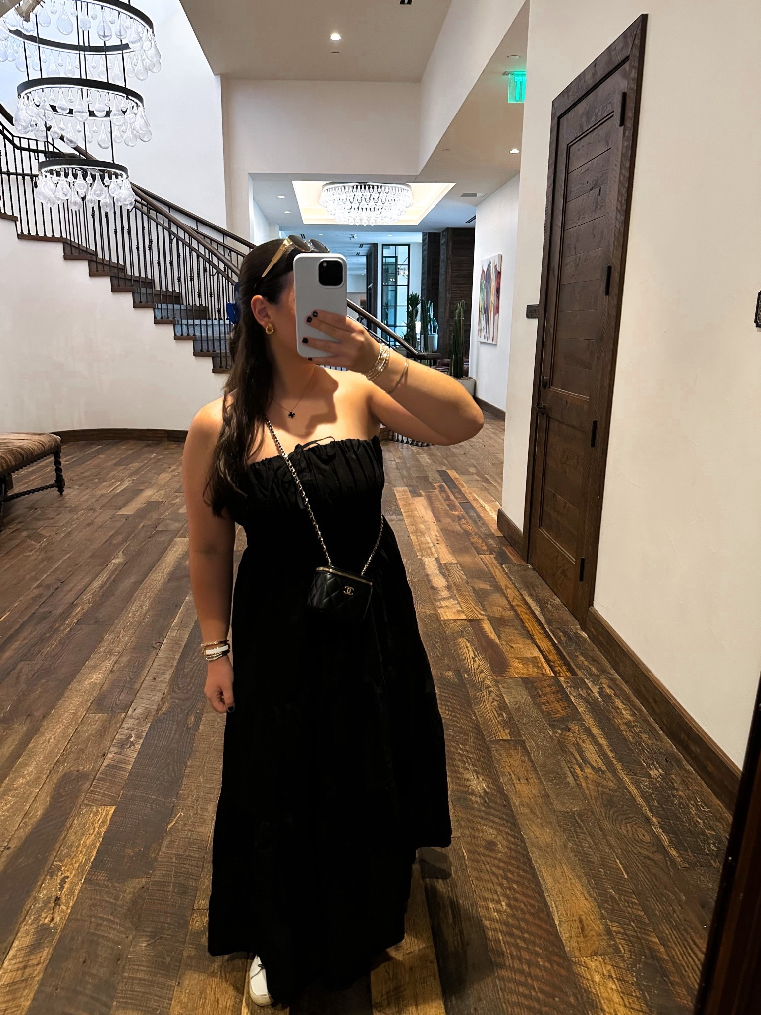 OOTD! 🤠✨🍸 Dress from Anthropologie! #anthropologie #blackdresses #maxidress #dresses 

#LTKStyleTip