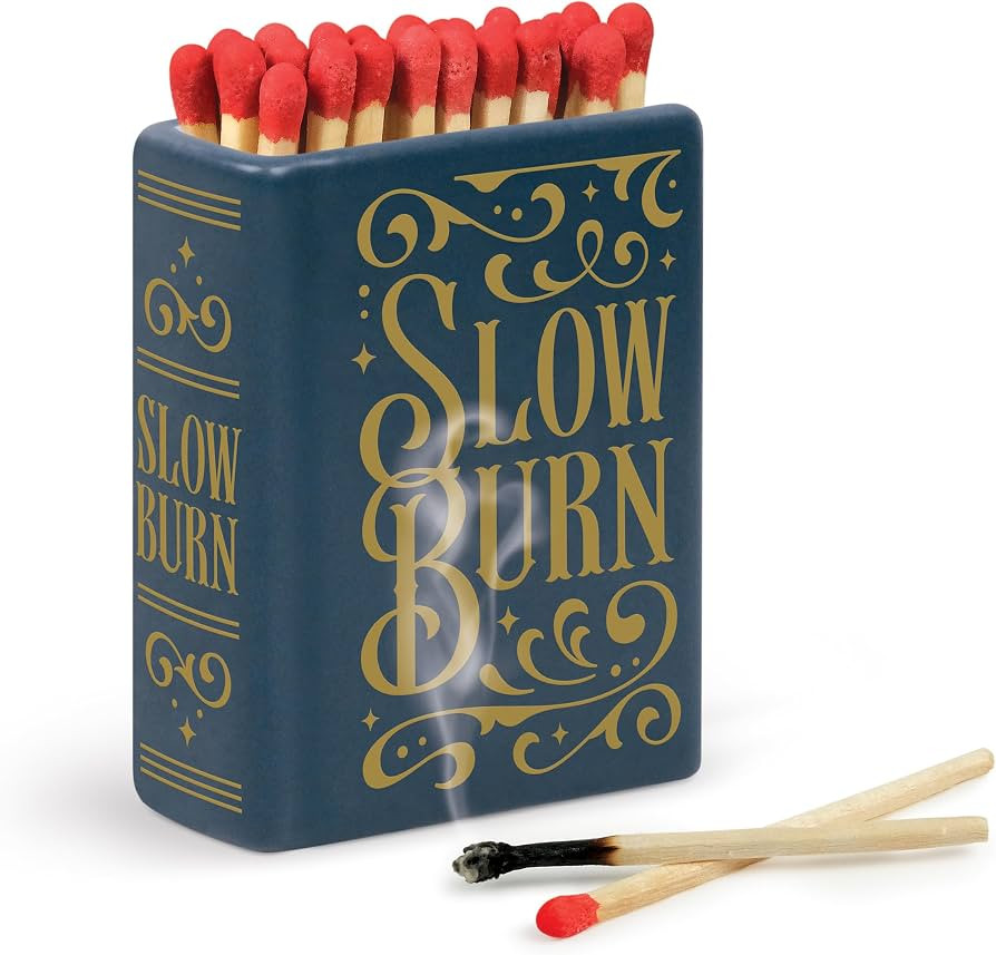 Genuine Fred Slow Burn Match Holder and Striker, Book-Inspired Ceramic Match Strike, Holds 3 Inch... | Amazon (US)