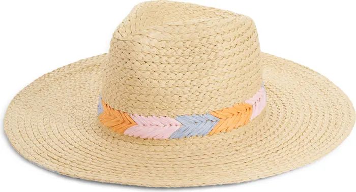 Treasure & Bond Frayed Straw Boater Hat | Nordstrom | Nordstrom