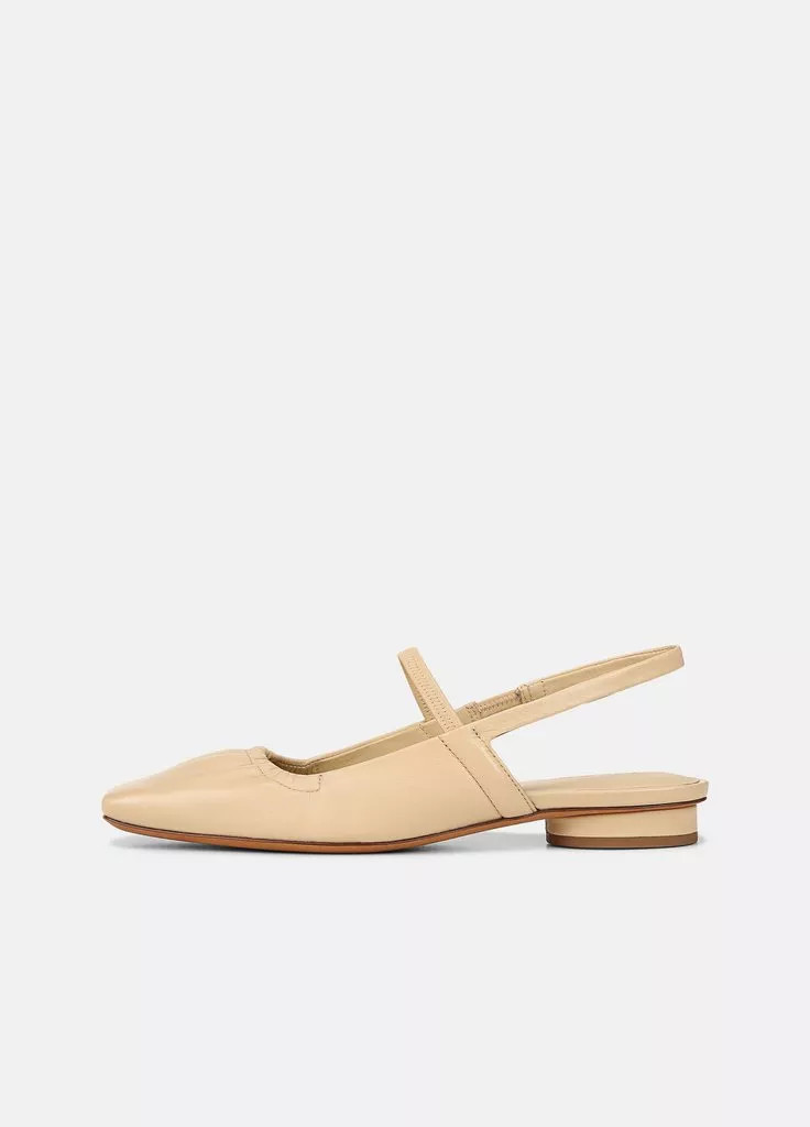 Venice Leather Slingback Flat | Vince LLC