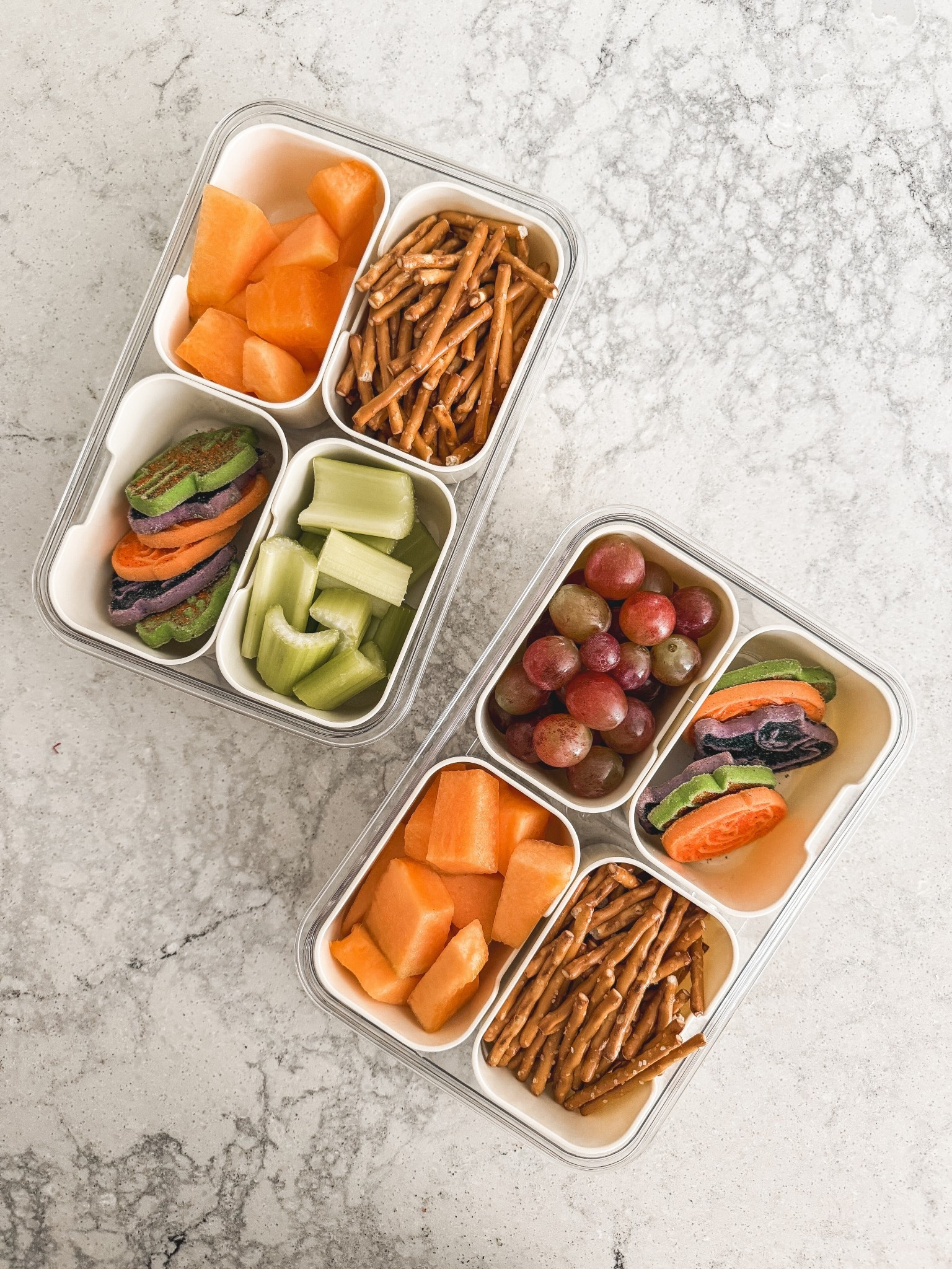 After school snacks, but make them cute. The snackle box craze is alive and well. I grabbed these smaller sizes for the kids to use individually.

#LTKKids #LTKHome #LTKFamily