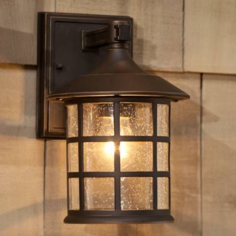 Hinkley Freeport 9 1/4" High Bronze Outdoor Wall Light - #N9353 | Lamps Plus | Lamps Plus