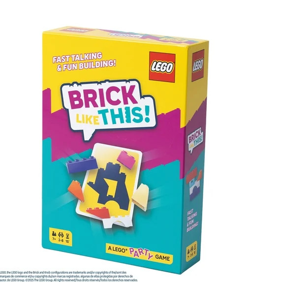 LEGO Brick Like This Fun Family Party Game for Ages 7+ by Asmodee | Walmart (US)