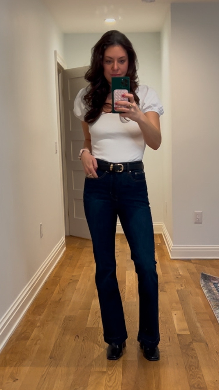 From the epitome of comfort (a sweatsuit jumpsuit? Yes, please!) to city-ready. 

Loving these new launch from Spanx. They’re called SpanxSculpt ReDefine and they’re jeans that are fabricated with a special Lycra denim that has built-in sculpting panels for tummy control, thigh shaping, and butt-lifting. 

They have two different styles and washes, but I love how elongating the flare is in this darker wash. 

Of course, a moment for the bodysuit, too. Amazon’s finest! 

#LTKFindsUnder100 #LTKFindsUnder50 #LTKWatchNow