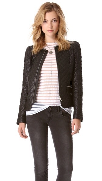 Quilted Leather Jacket | Shopbop