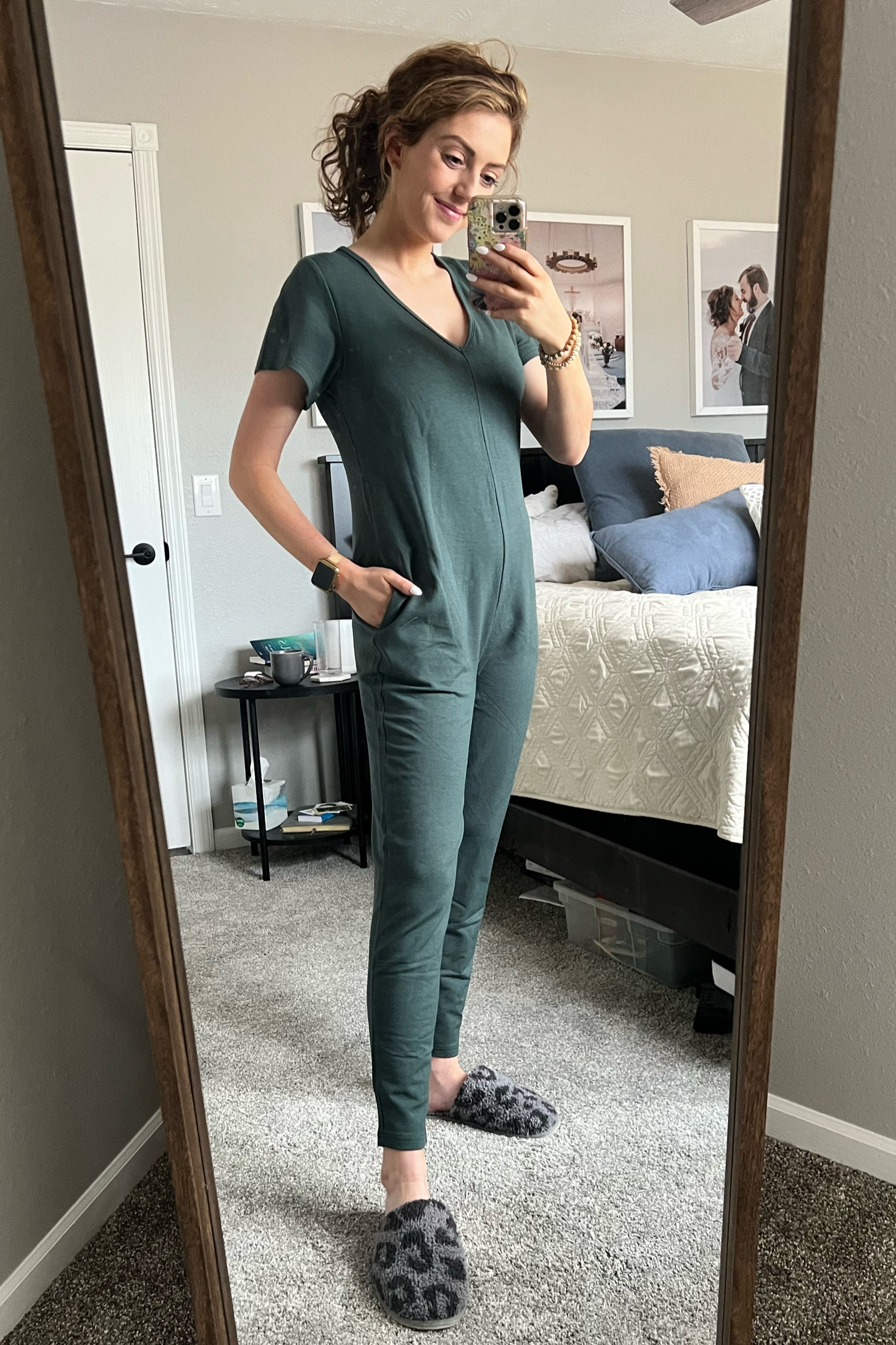 Blue green romper, perfect cozy outfit for cold months

#LTKsalealert #LTKunder100 #LTKSeasonal